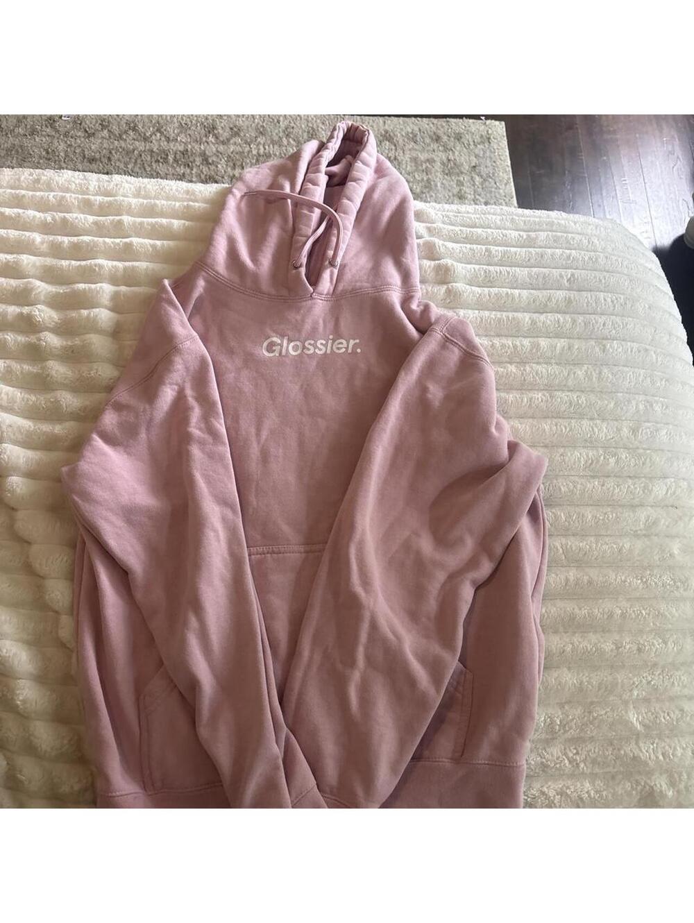 Glossier Women's Pink Hoody